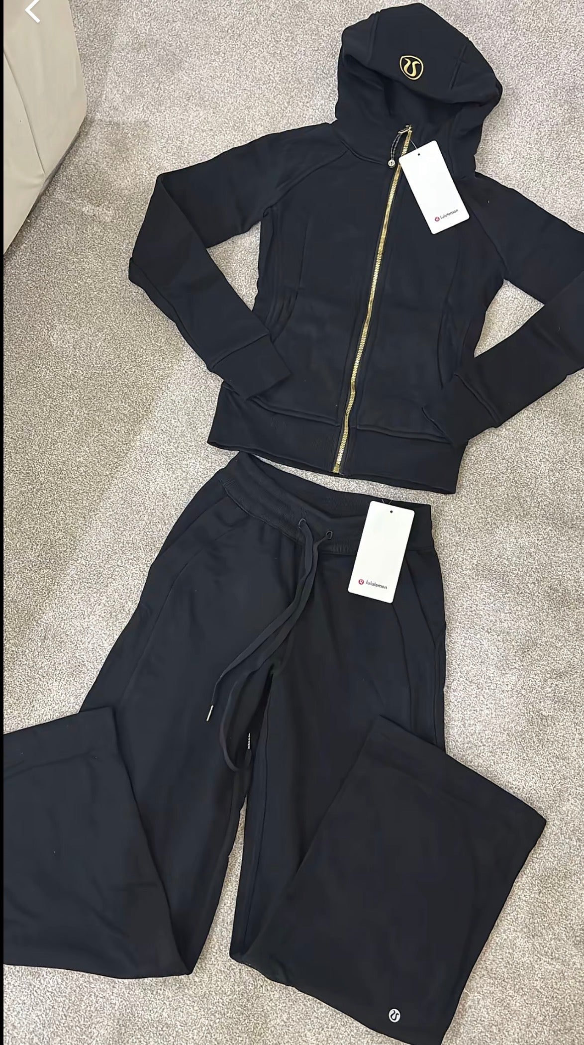 PRE ORDER: Black lulu tracksuit