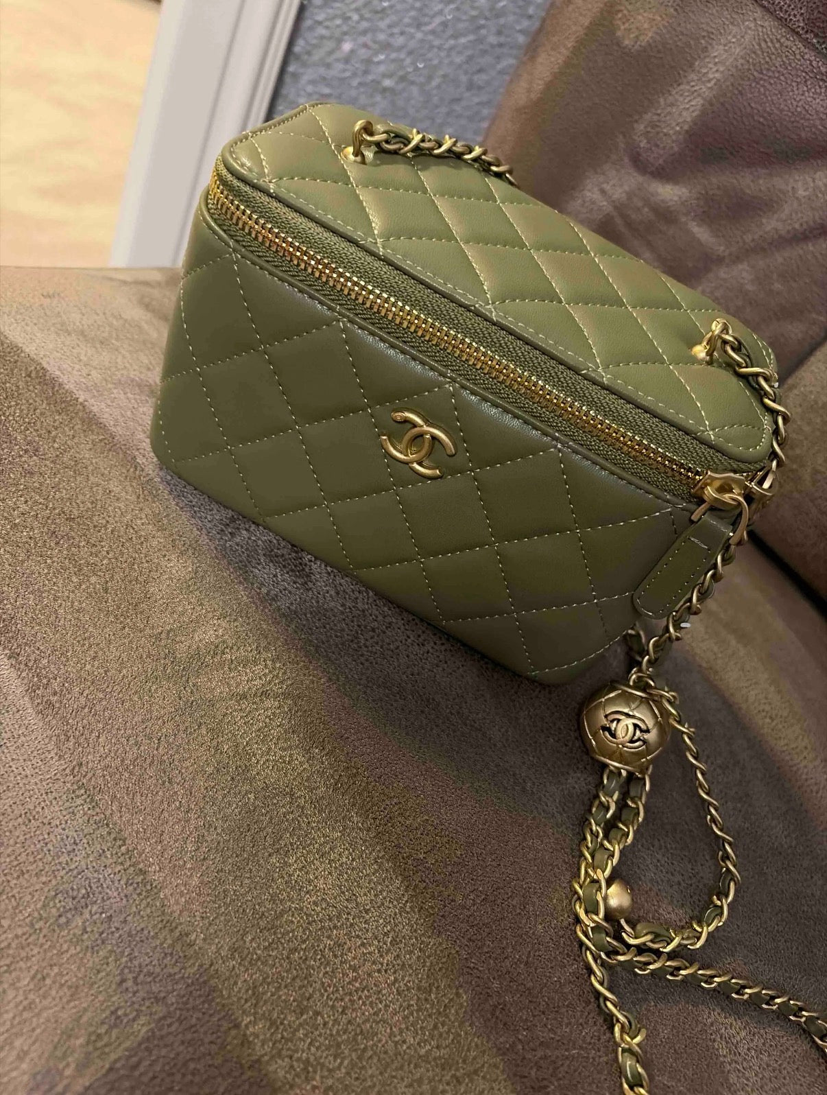 PRE ORDER: Khaki box bag